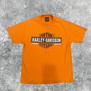 Harley-Davidson Classic Orange Short Sleeve Tee